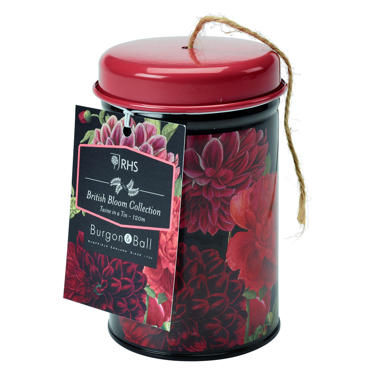 RHS British Bloom Collection Twine Tin