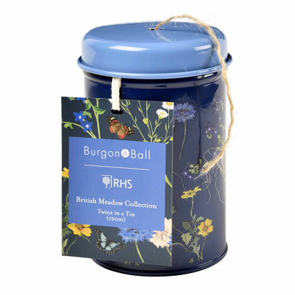 RHS British Meadow Collection Twine in a Tin