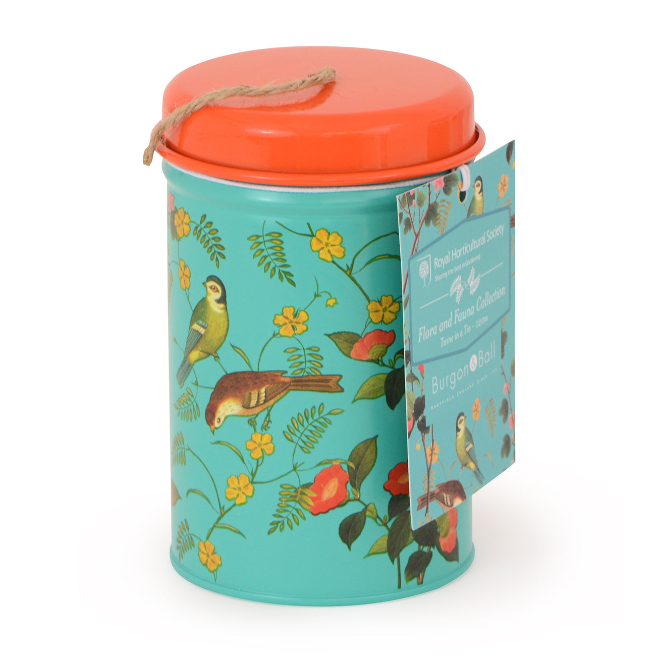 Flora & Fauna Twine Tin