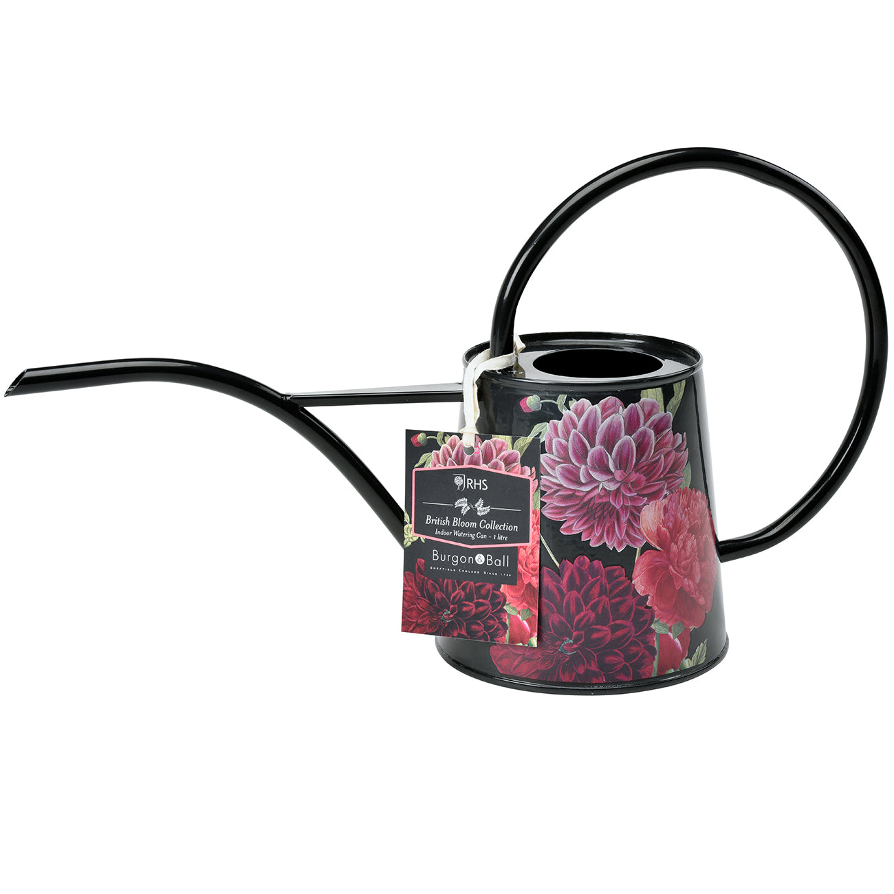 Burgon & Ball British Meadow Metal Indoor Watering Can from RHS Gifts for Gardeners Collection