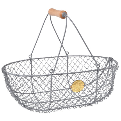 This attractive hand-crafted wire basket is an absolute delight to use.