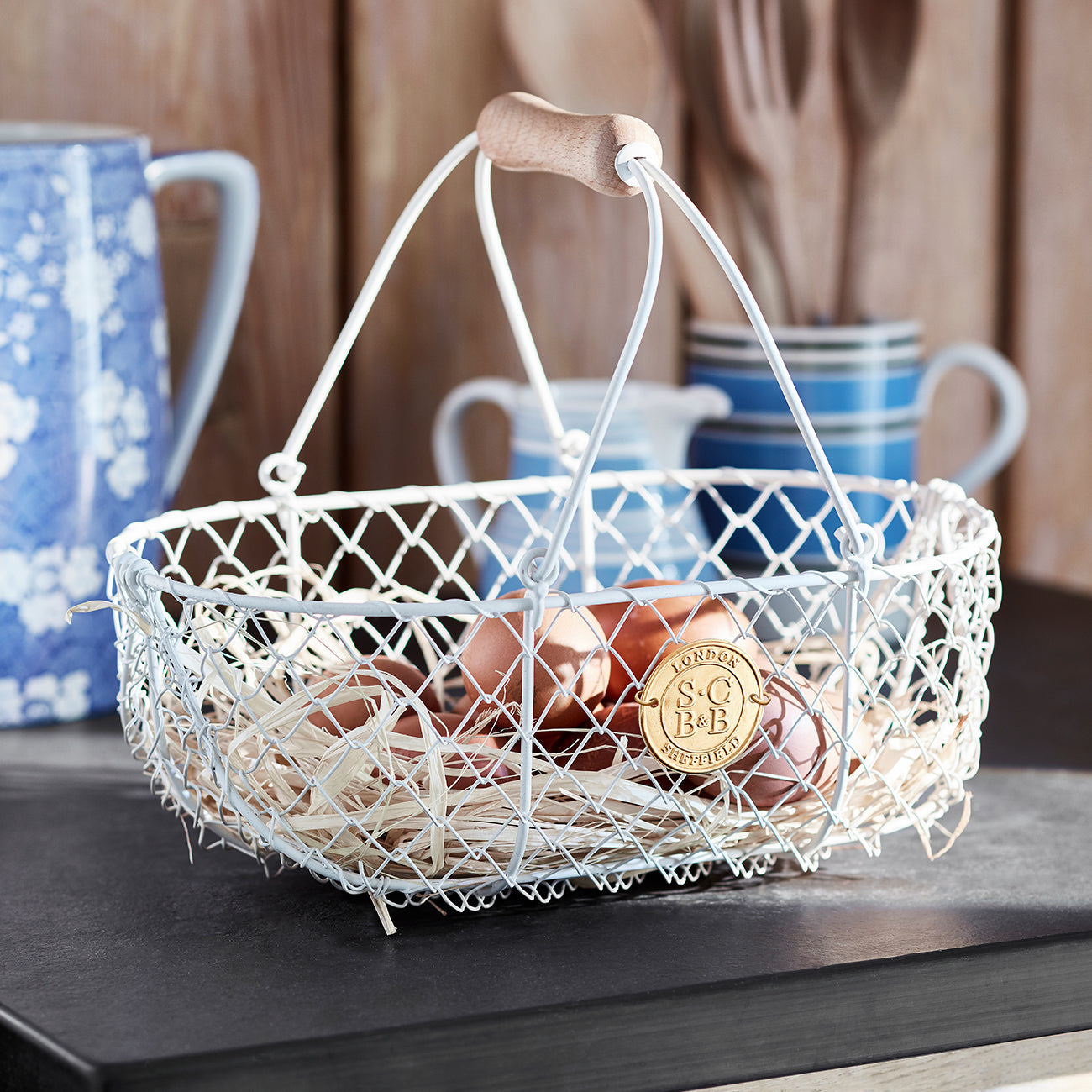 Sophie Conran Harvesting Basket, Buttermilk