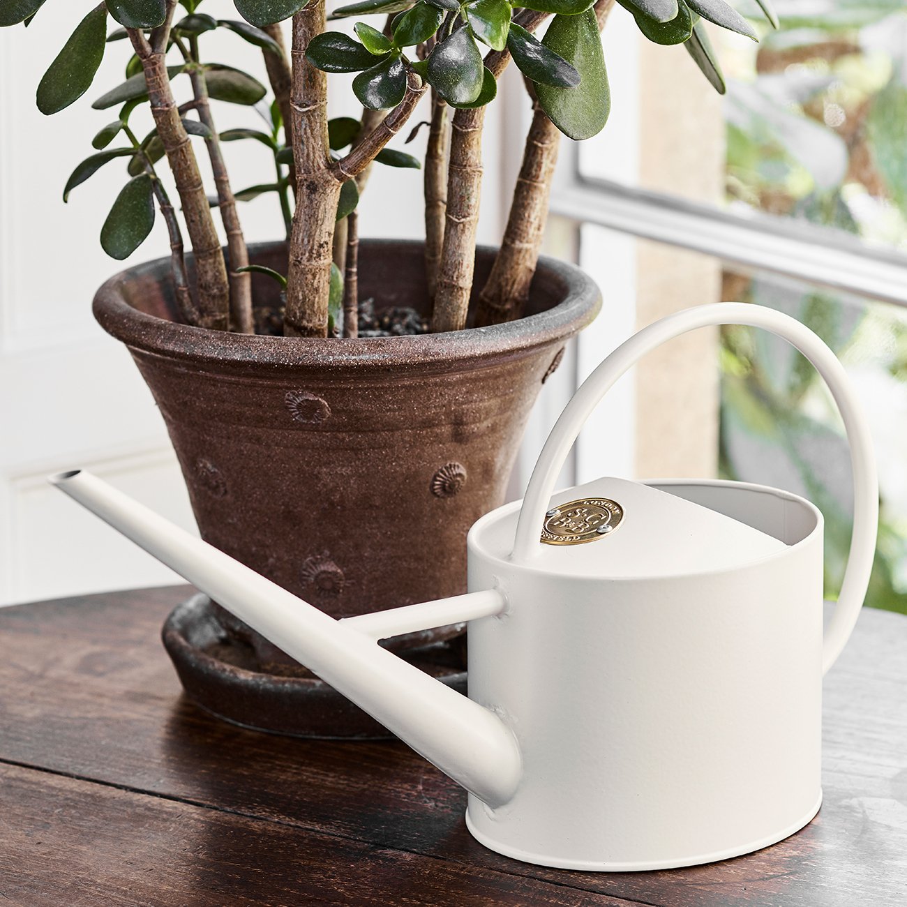 Sophie Conran 1.7L Metal Indoor Watering Can, Buttermilk