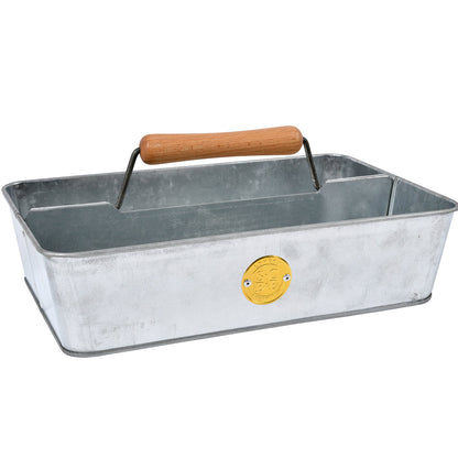 The trug features a riveted brass plaque with the Sophie Conran logo, to bring that designer touch.