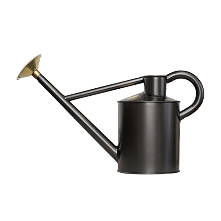 Haws 'Bearwood Brook' Quality Metal Outdoor Watering Can, Graphite