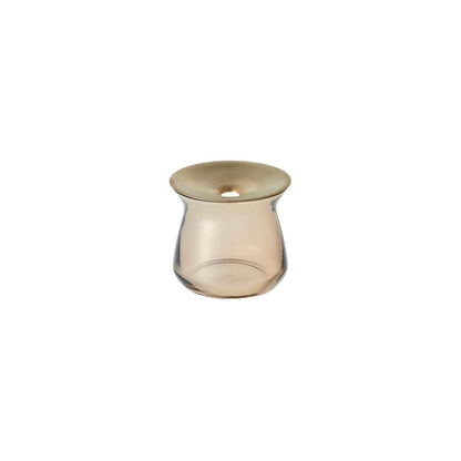 Kinto Japan Luna Propgation Vase, Small, Brown