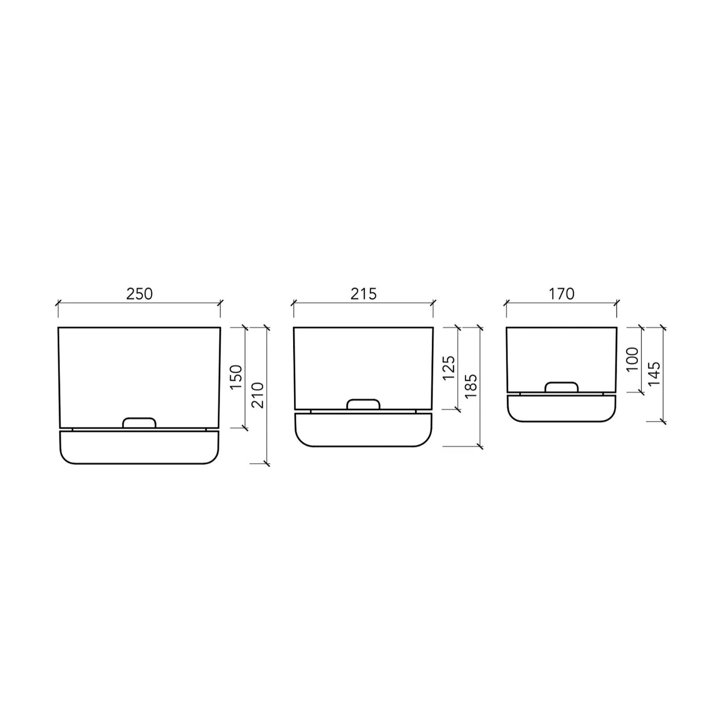 Mr Kitly Pot Dimensions