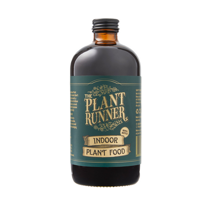 If you already love The Plant Runner's Indoor Plant Food elixir to get your plants growing and thriving, now level up with this 500ml refill bottle that will make 500L of plant food.  