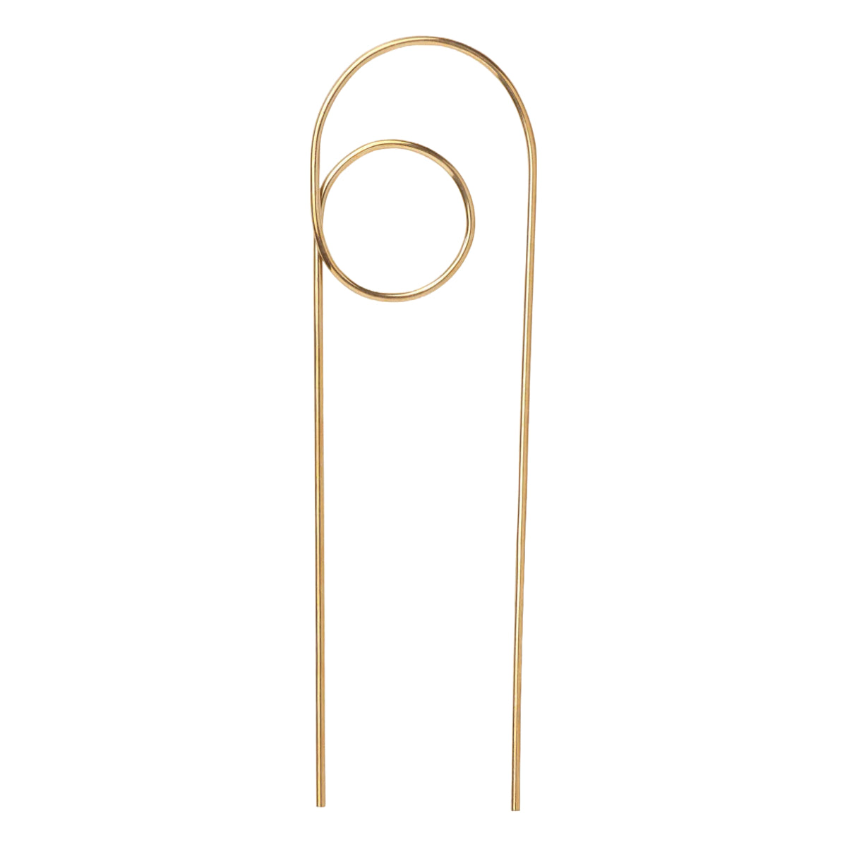 Ivy Muse Loop Brass Plant Stake – Backyard Botanist