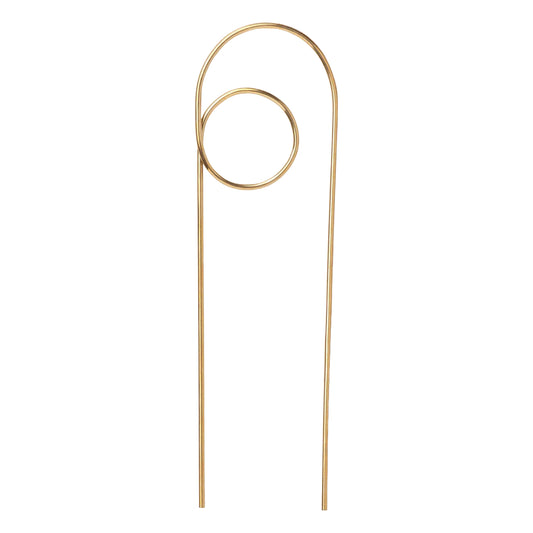 Ivy Muse Loop Brass Plant Stake