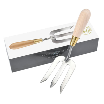 With a ten-year guarantee against manufacturing defects for peace of mind, this garden hand fork is presented in a stylish box, making it a beautiful and thoughtful gardening gift.