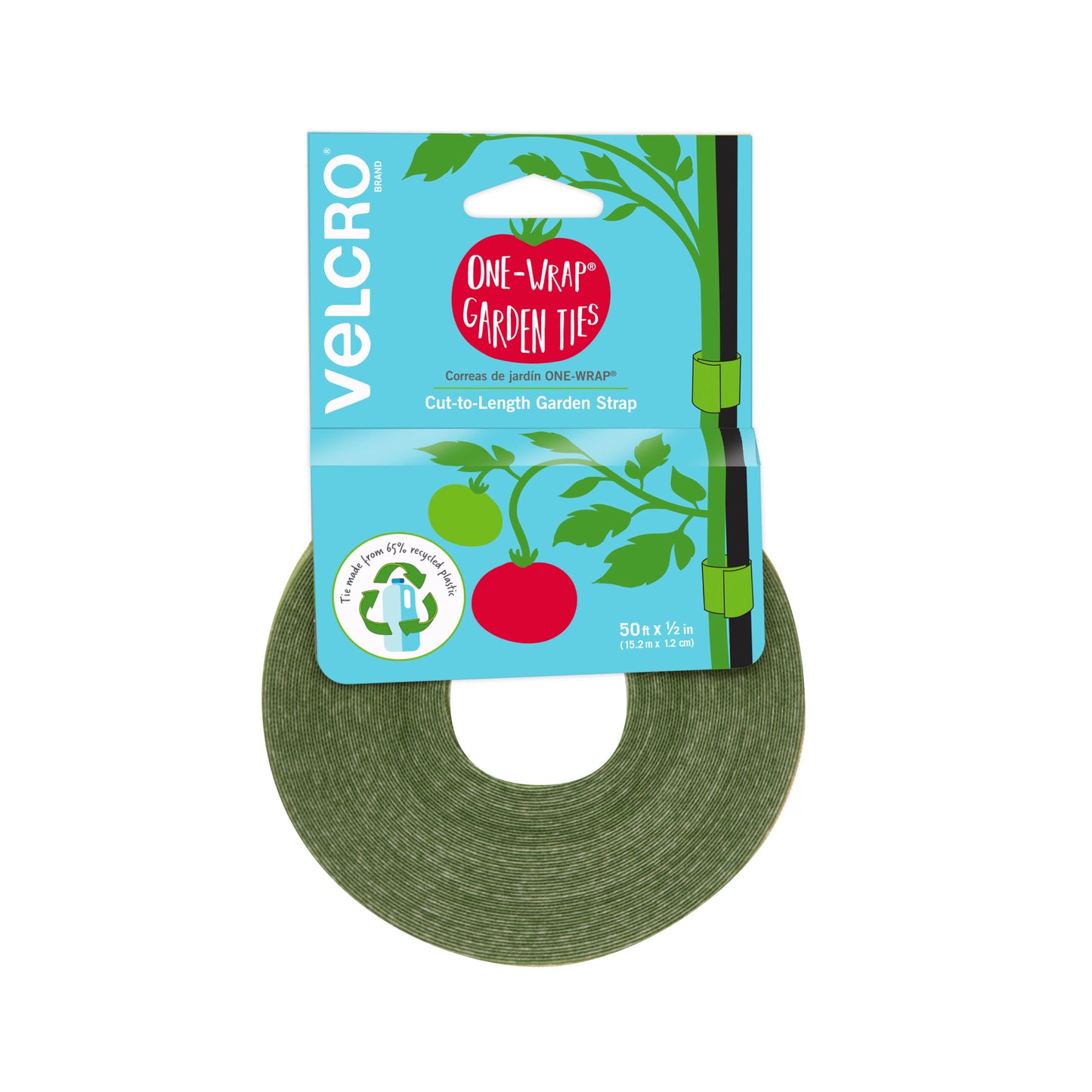 VELCRO® Brand ONE-WRAP® Garden Ties make garden staking easy.